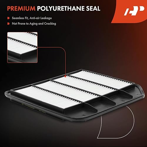 Miniatura 5 de A-Premium Filtro de aire de motor compatible con Infinit QX56 2011-2013, QX80 2014-2022 y Nissan Armada 2017-2022, panel rígido, repuesto # 0421863