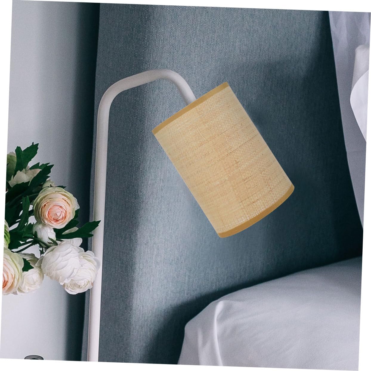 2pcs Rustic Lampshade Replacement Woven Ceiling Light Fixtures Pendant Lamp Shades Decorative Chandelier Shade for Living