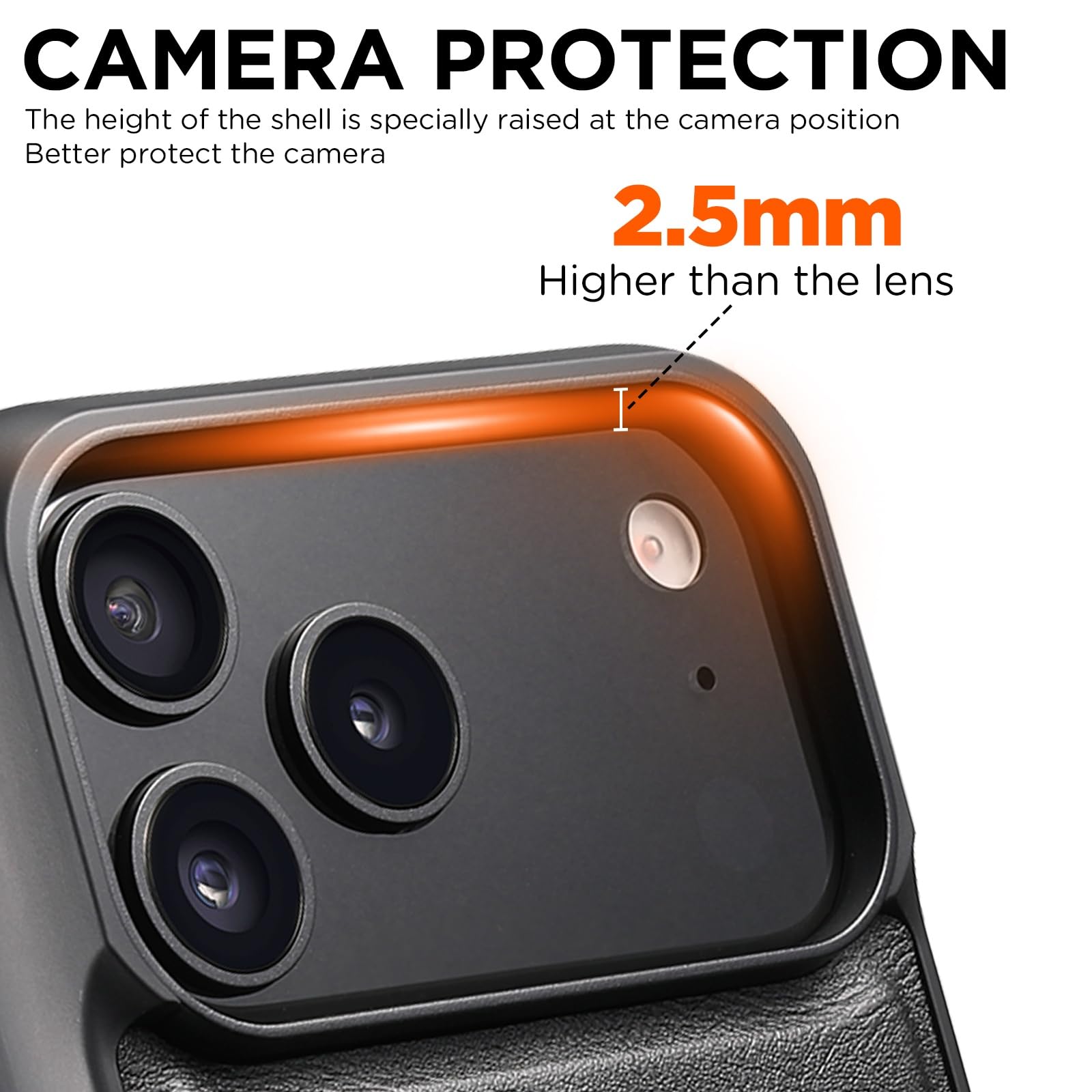 Funda de Cuero con Tacto Esmerilado, imán y Carga inalámbrica para iPhone 17 Pro MAX, 16 Plus, 15, 14, 13 y 12 (para iPhone 15 Plus/Azul).