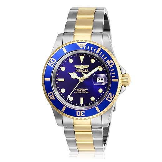 Invicta Relógio masculino de quartzo Pro Diver com pulseira de aço inoxidável