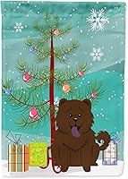 Vista 130 de Caroline's Treasures BB4243GF Bandera de jardín con texto en inglés «Merry Christmas» con texto en inglés «Merry Christmas», bandera decorativa