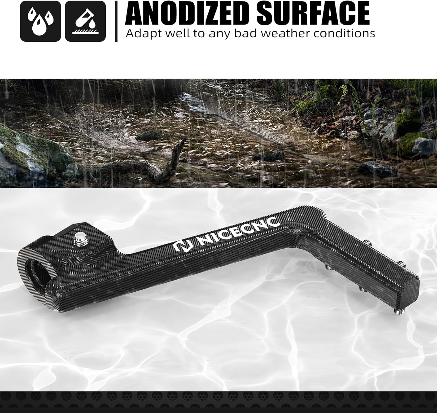 NICECNC Motorcycle Kick Start Aluminum Starter Lever Compatible with Yamaha YZ85 2002 2003 2004 2005 2006 2007 2008 2009 2010 2011-2018