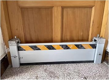 Reusable Aluminum Flood Barriers/ Gates for Home Doors, 2 4 6 8 10ft Long Flood Prevention Barrier Water Stopper Shield For Outside/ Indoor/ Garage Door/ Basement/ Patio  Color H 7.8in20cm , Size