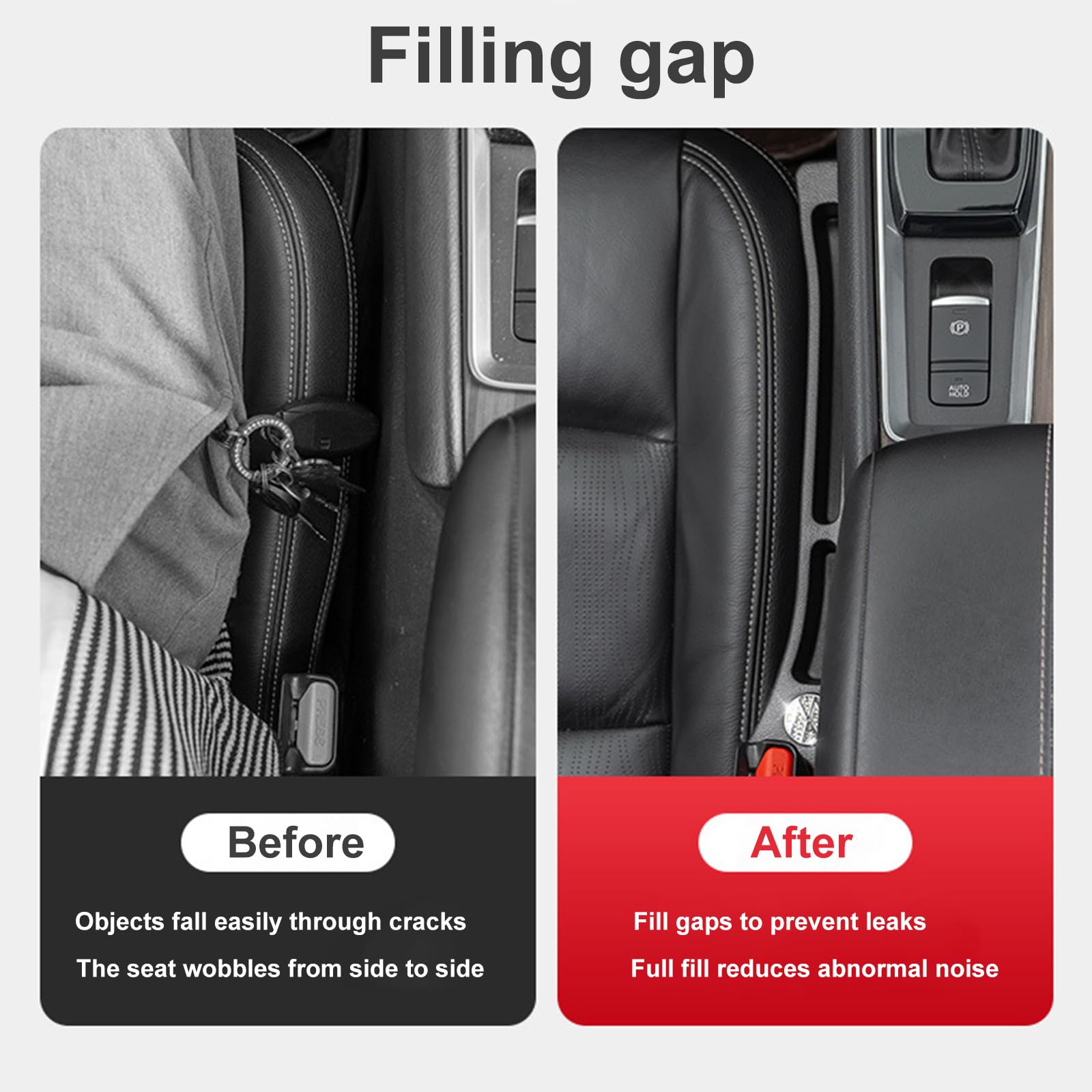 2 Riempitivi Per Spazio Sedile Auto - Organizer Per Auto E SUV - Foto 12