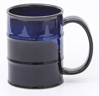 Coffee Mug, 22 oz Beer Mugs Large Handle Ceramic Coffee Mug (Star Blue) | Beer Mugs Large Ceramic, Handmade Mug with Big Handle, For Office and Home, Dishwasher and Microwave Safe