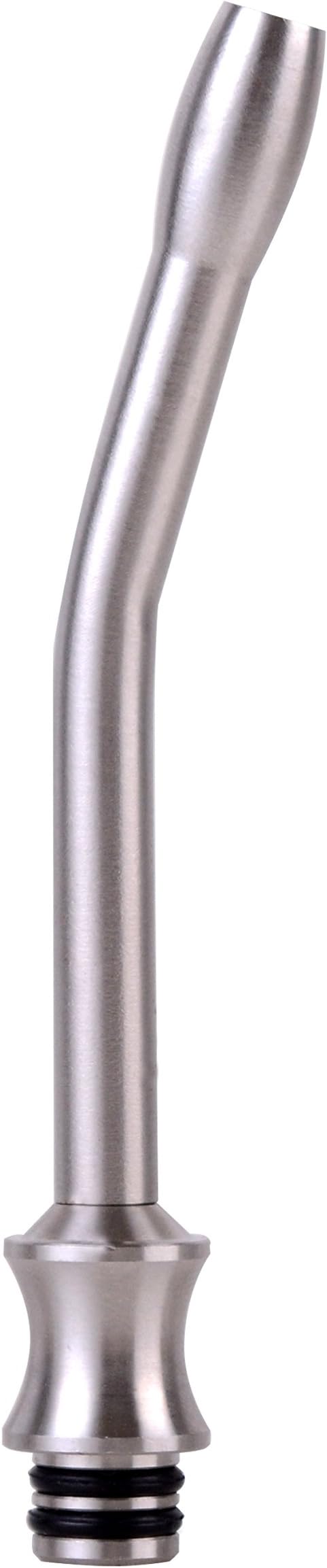 WOLFTEETH Improved Extra Long Curved Stainless Steel 510 Drip Tip Mouthpieces for Electronic Cigarette Vape Tank Vaping Devices | Nicotine Free 112401