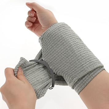FENICAL Emergency Hemostatic Compression Wrap for Outdoor Emergencies, Comfortable Polyester Elastic Wound Dressing Versatile Use for Trauma and First Aid