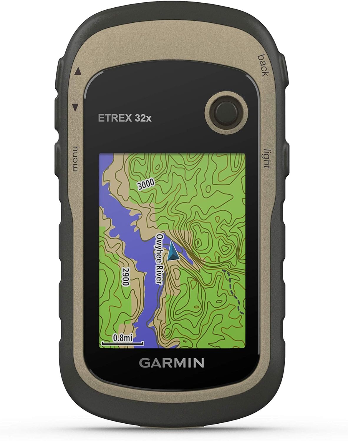 Garmin eTrex 32x-robustes, wasserdichtes GPS-Outdoor-Navi mit 2,2 (5,6 cm) Farbdisplay mit Tastenbedienung, vorinstallierter TopoActive-Europakarte und 25 Std Akkulaufzeit & Rucksackhalterung, schwarz