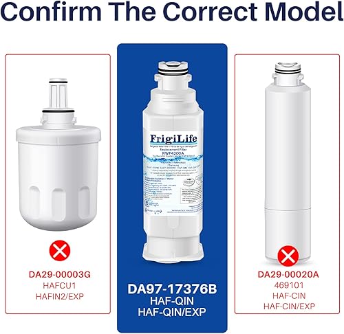 Miniatura 2 de DA97-17376B Reemplazo del filtro de agua para refrigerador Samsung HAF-QIN, HAF-QINEXP, DA97-08006C, RF23M8070SG, RF23M8070SR, RF23M8090SG,
