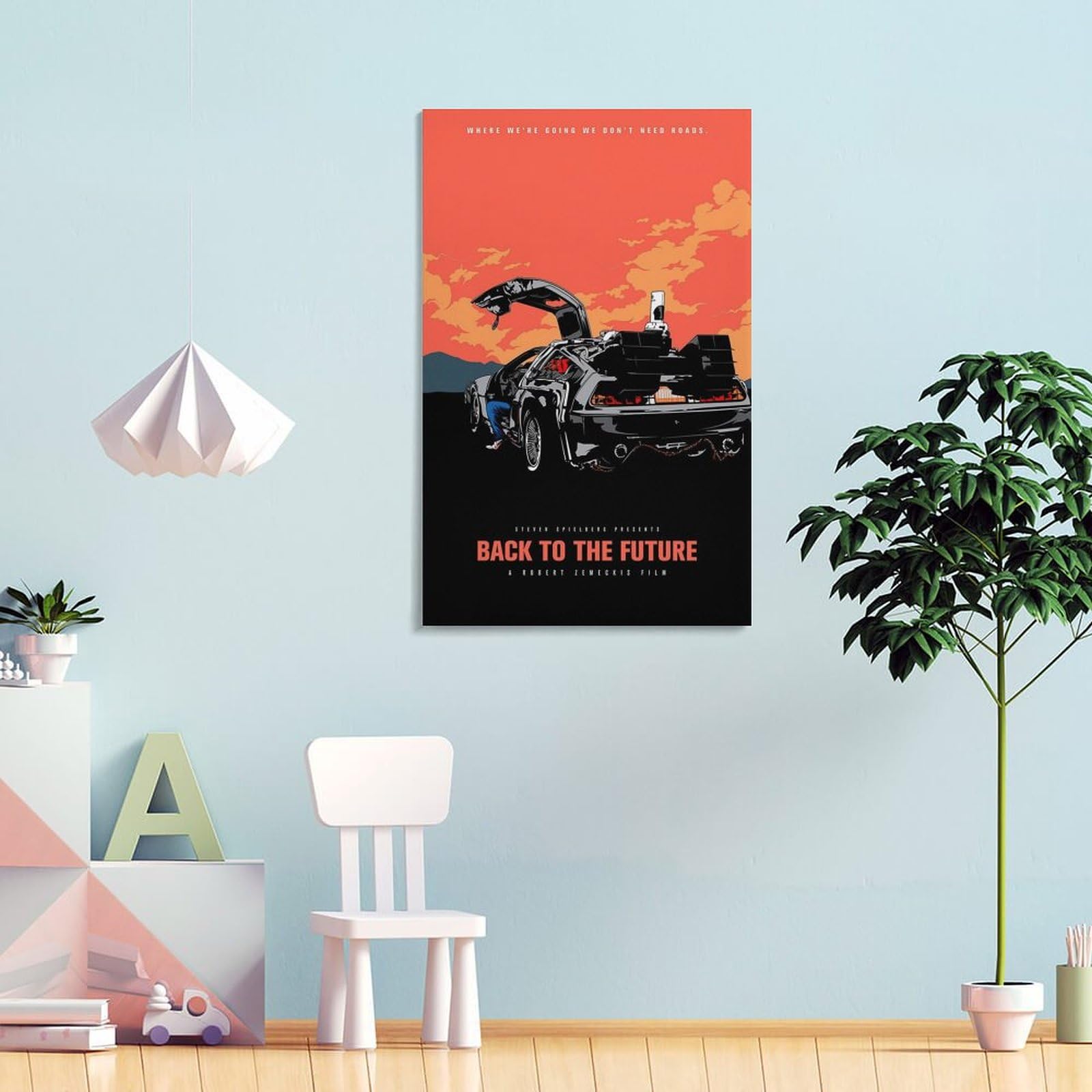 Amazon.co.jp: バック・トゥ・ザ・フューチャー デロリアン アート