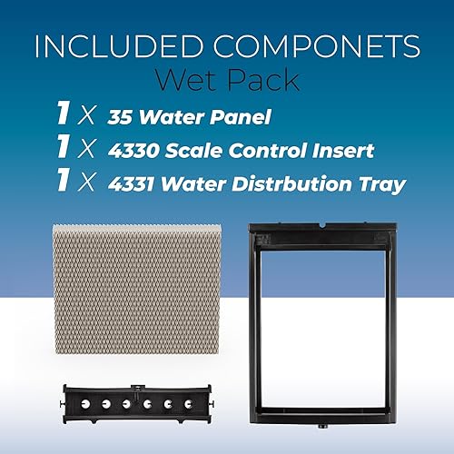 Miniatura 3 de Kit de mantenimiento del humidificador 4839/panel de agua Modelo No. 35 Reemplazo del filtro del humidificador para Aprilaire 600, 600A, 600M,