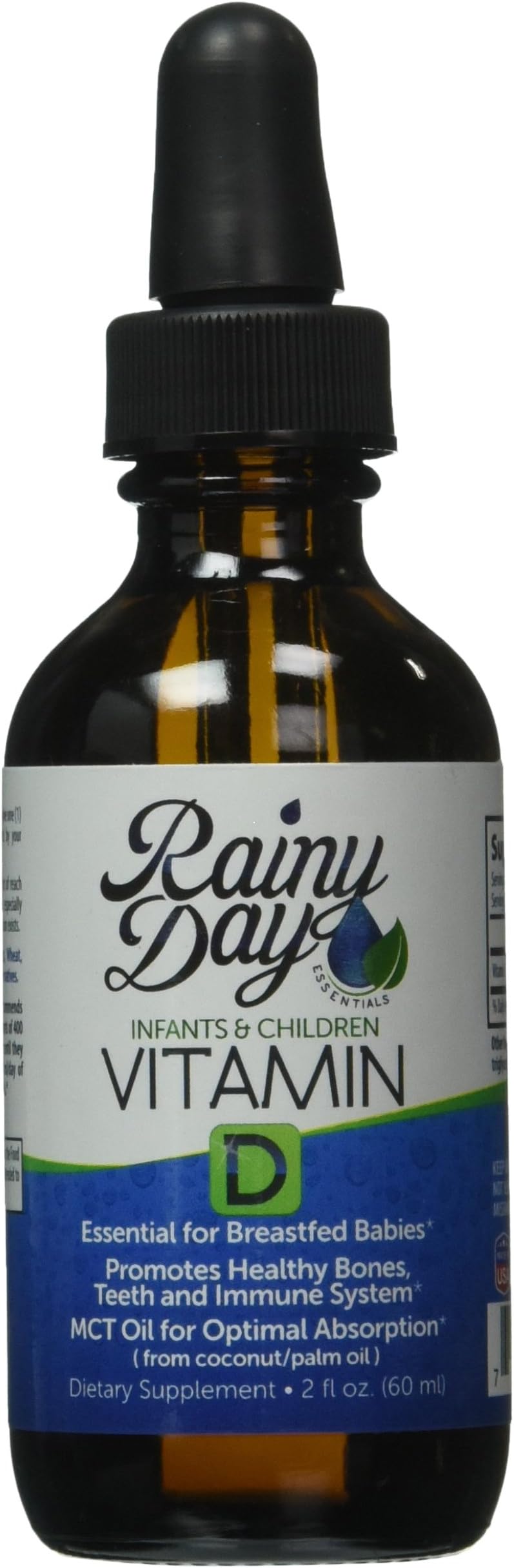 Sale Premium Baby & Infant Liquid Vitamin D3 Drops – Gluten Free All Natural Supplement for Daily Immune Support & Proper Bone Growth. Made in The U.S.A. by a Certified GMP Facility