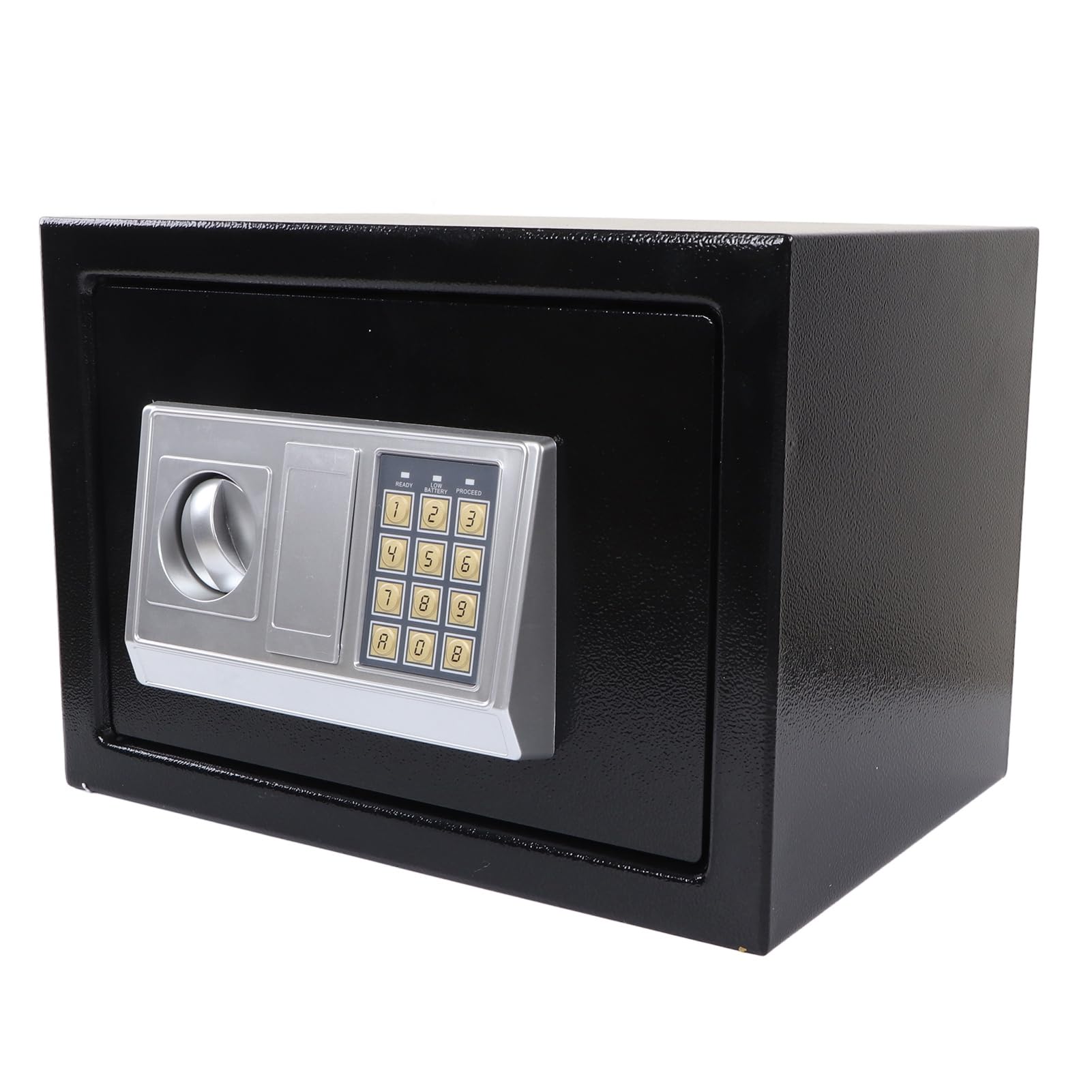 Electronic Safe Box Password Security Box/Cover High-Curity Home Cabinet für Wertsachen, Schmuck, Rechnungen und Dokumente, Schwarz