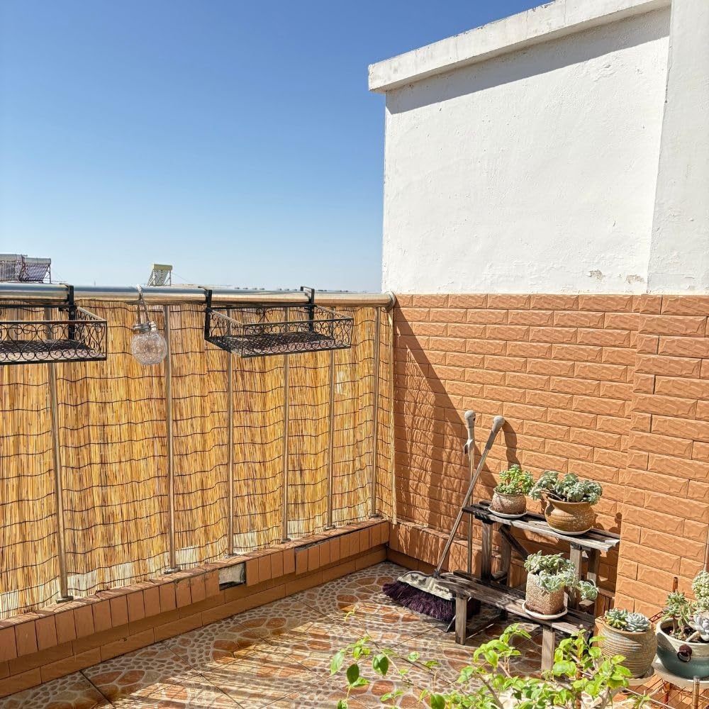 Langlebiger Bambus-Sichtschutz fr den Auenbereich, 160 x 500 cm,  dekorativer Gartenzaun, ideal fr den Hinterhof, Privatsphre,  Terrassenabdeckung und Outdoor-Dekorlsungen : Amazon.de: Garden