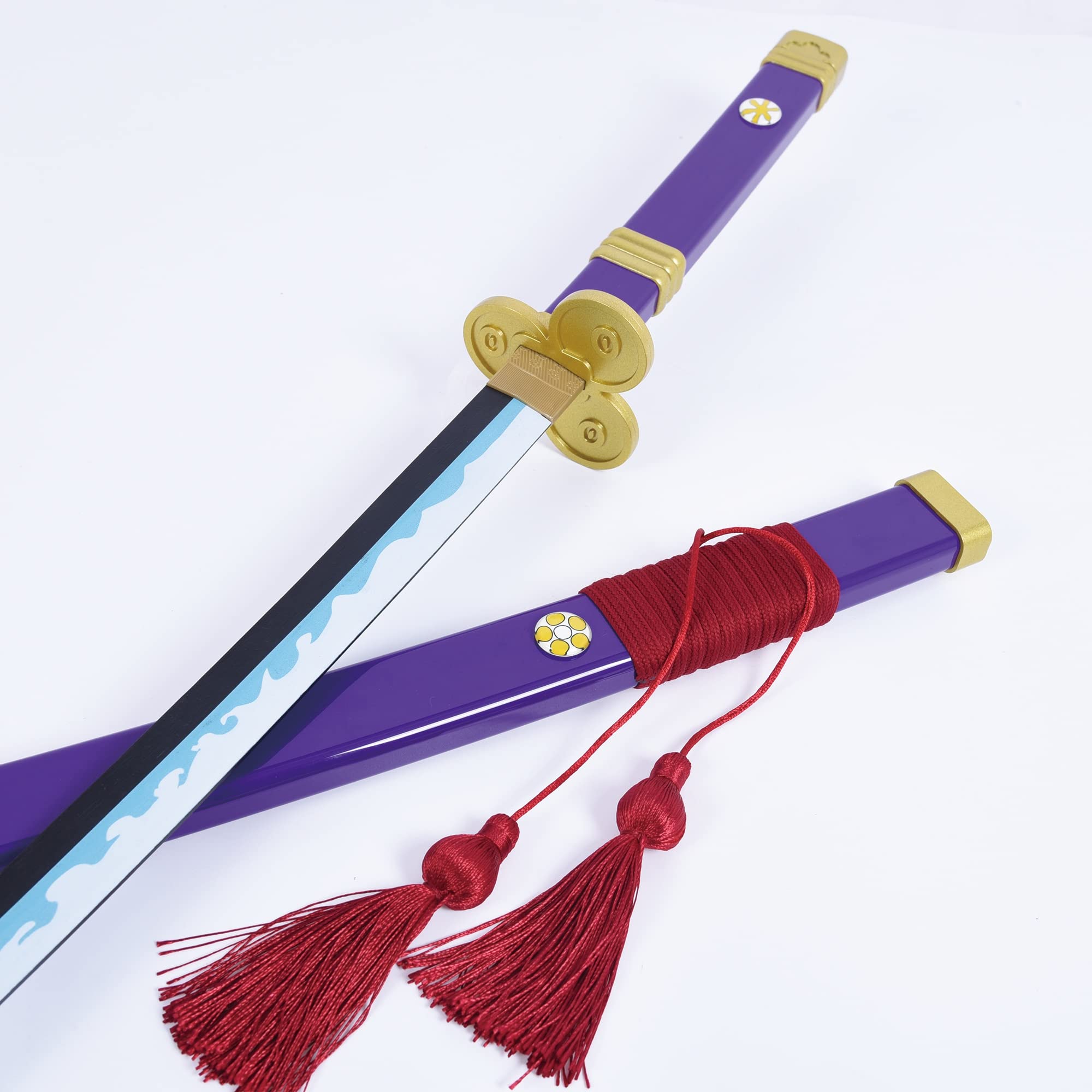  minghu Roronoa Zoro Katana,Anime Cosplay Sword,Yama  Enma,Trafalgar D Water Law,Kozuki Oden, AME no Habakiri,41 Inches : Sports  & Outdoors