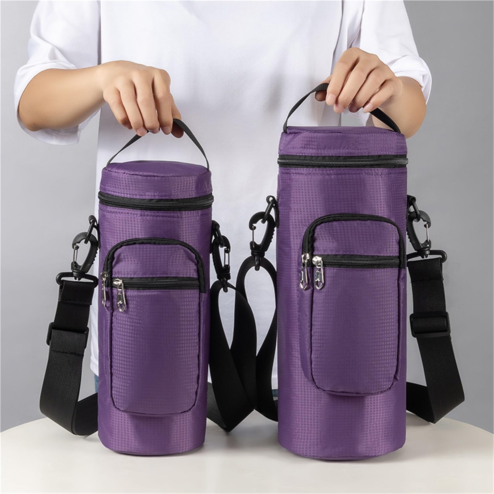 Porta Borraccia Tracolla Borsa Termica for Bottiglia d'Acqua | Adatto for viaggi estivi, escursionismo-arrampicata