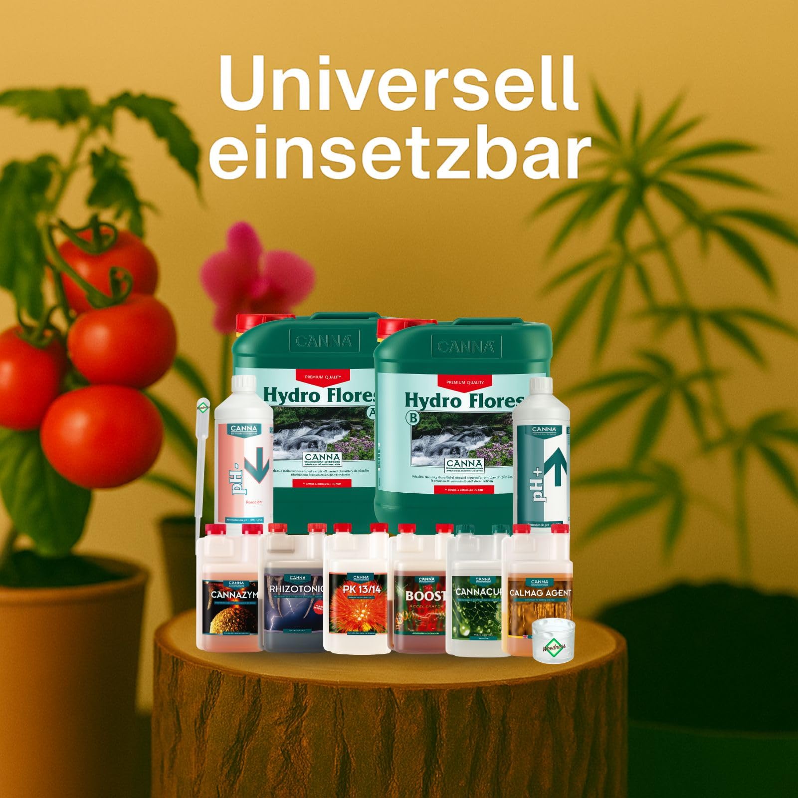 Weedness Canna Hydro Dünger Set BIG – Kit de fertilizantes hidroponicos gran volumen