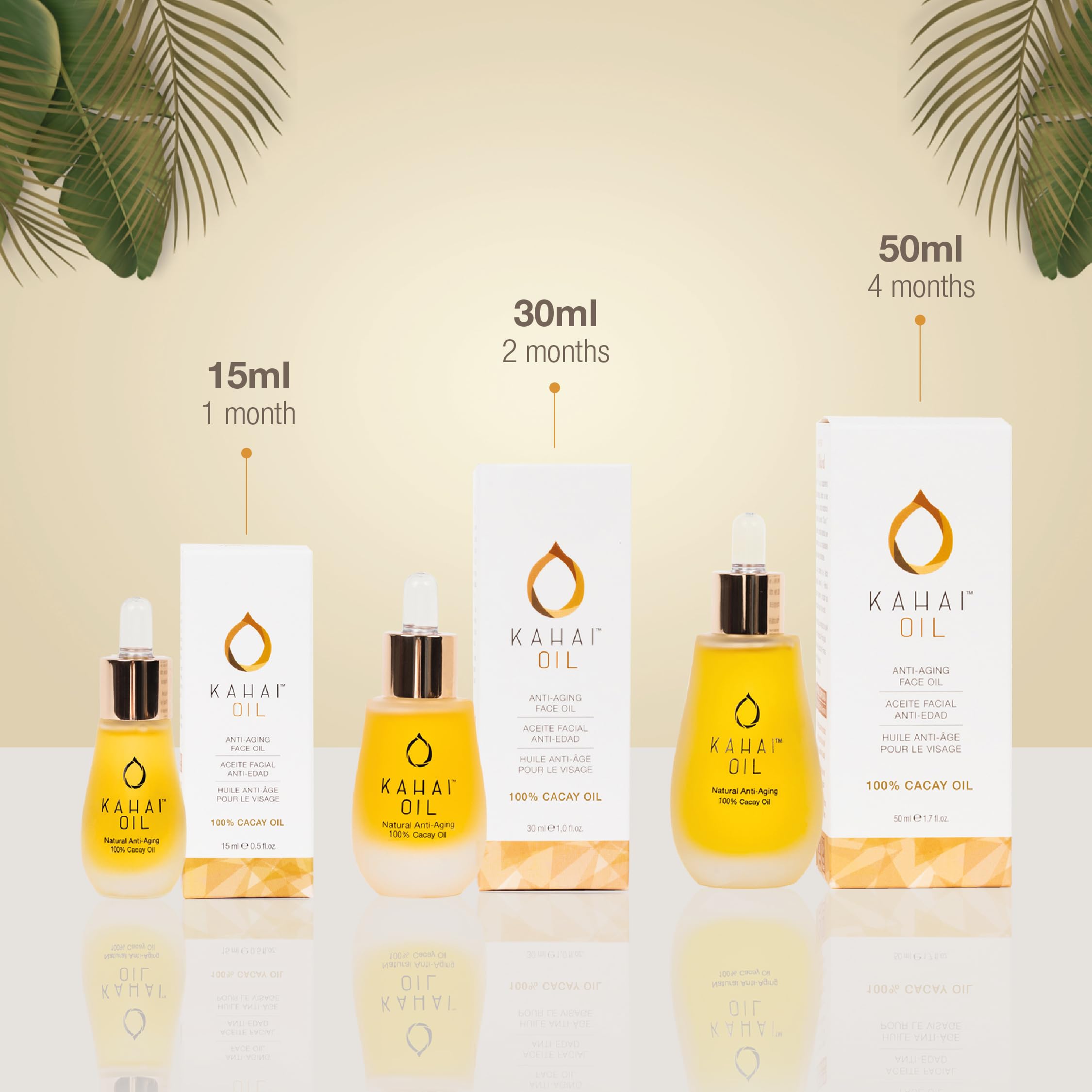 Kahai Olejek – 15 ml – 100% naturalny olejek do twarzy zapobiegający starzeniu się skóry – bogaty w naturalną witaminę E, retinol i kwas linolowy – nawilżający – nadaje skórze promienny blask, bez