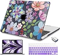 Vista 8 de Teryeefi Compatible con M4 M3 M2 MacBook Air de 15 pulgadas 2024 2023 Funda Modelo A3241 A3114 A2941 con Pantalla Liquid Retina, Cubierta Protectora