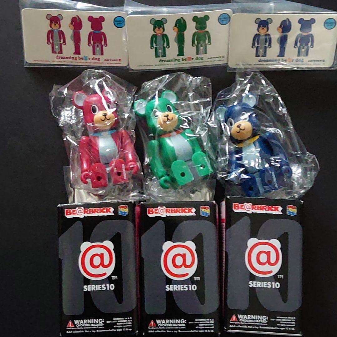 BE@RBRICK＊dreaming be@r dog＊ベアブリック＊3体セット
