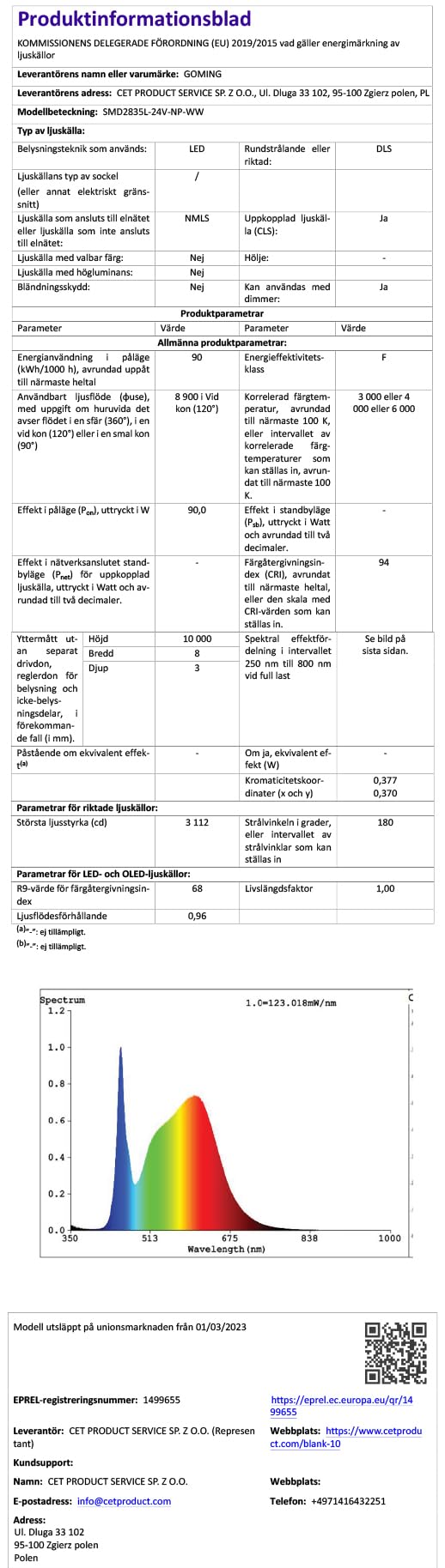 GOMING 10M 24V RGB Striscia LED 120W Flessibile Alta Densità 1200 LEDs Alta Luminosità Non Impermeabile IP20 Nastri LED per Decorazione Interna(RGB Controller e Alimentatore Non Inclusi)