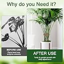 20 Pack Plant Support Clips for Climbing Plants 6 Claw Plastic Stem Holders Durable Plant Support Rings for Vines Creepers Indoor Outdoor Gardening Wall Fixing Plant Supports gallery image