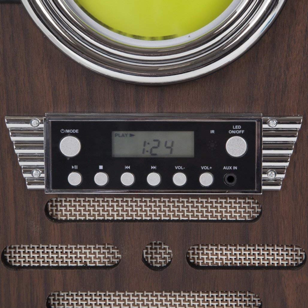 iTek Table Top Jukebox with CD Player, FM Radio and Bluetooth