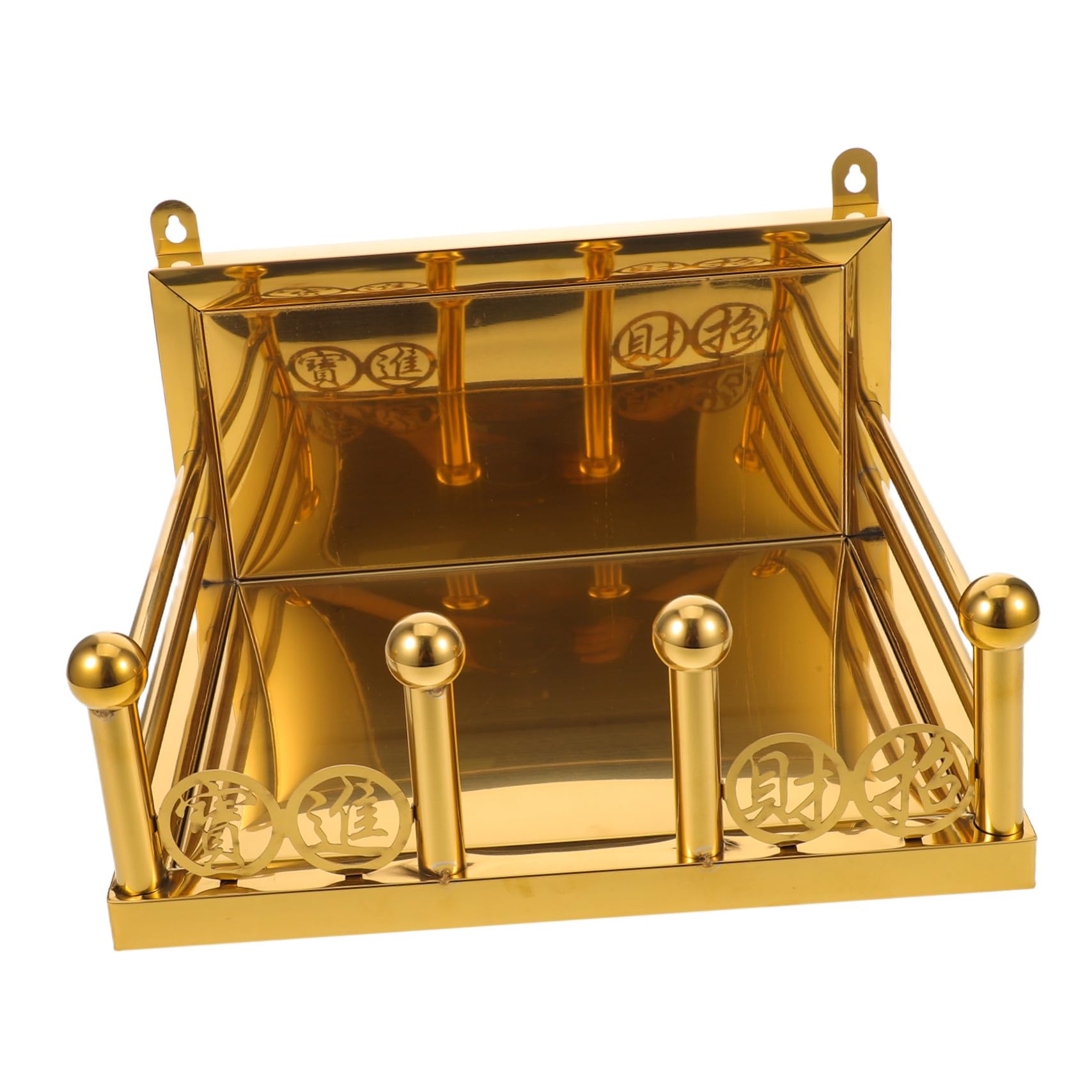 Autel support de statue de Bouddha pour créer un coin zen au salon