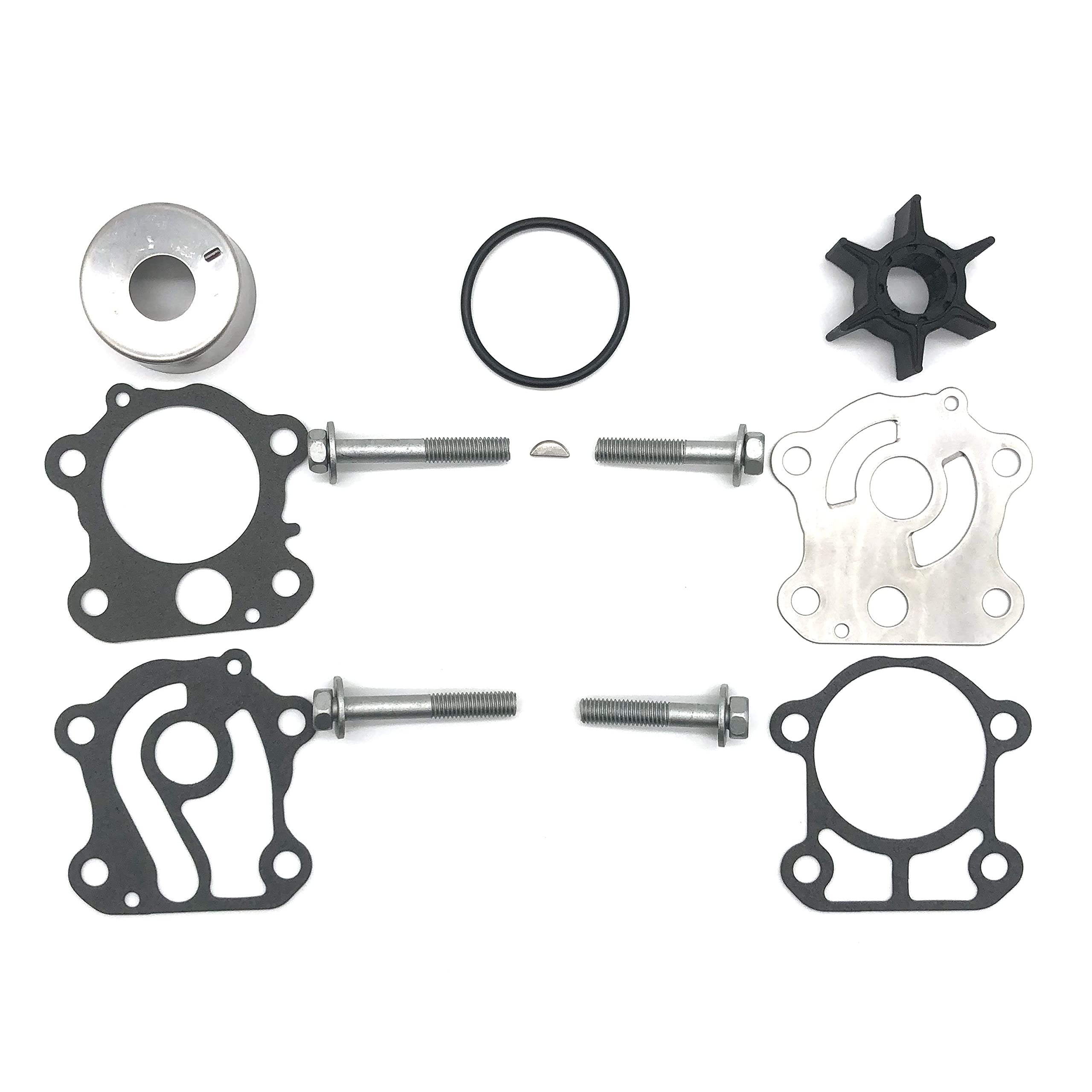 6H3-W0078-A0 Water Pump Impeller Repair Kit for Yamaha Outboard 6H3-W0078-02/6H3-W0078-01/6H3-W0078-00 Sierra 18-3465/18-3428-1 50 60 70 HP 2/4-Stroke