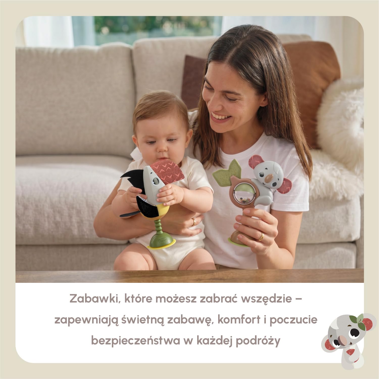 Tiny Love Wielofunkcyjne Siedzisko Podwyższające 2w1, Beżowy, Boho Chic