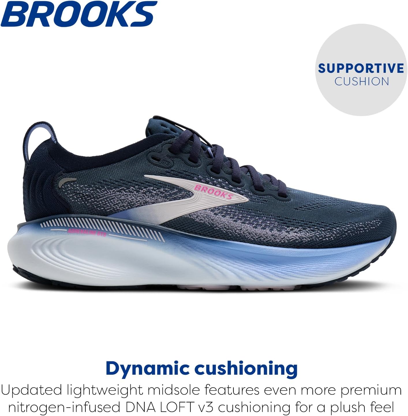 Brooks Women’s Adrenaline GTS 25 Supportive Running & Walking Shoe - Image 2