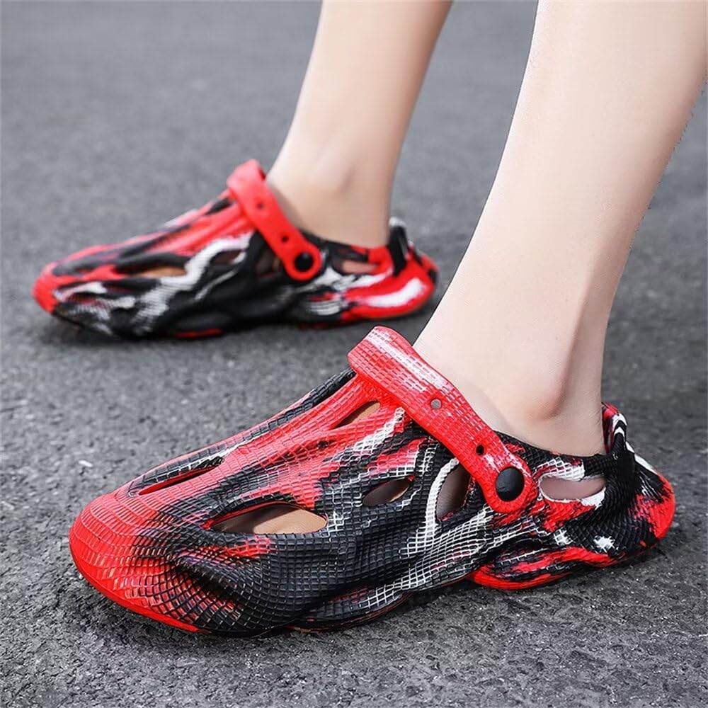 GSLMOLN Men Slip On Clogs Shoes: Beach Quick-Dry Garden Casual Sandals - Non Slip Outdoor Comfortable Slides Slippers