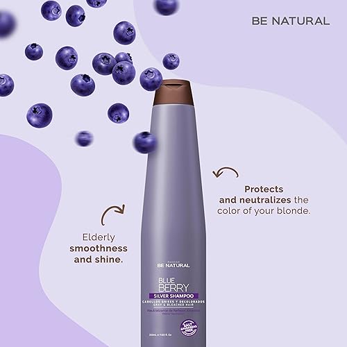 Miniatura 2 de Be Natural BLUEBERRY Silver Acondicionador Fco x 11.8 fl oz