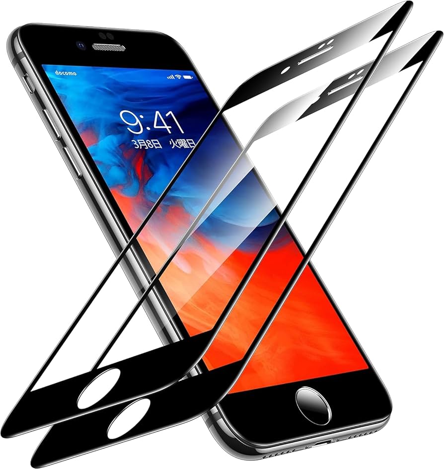 Amazon | 【米国IPC規格】CASEKOO iPhone SE3/SE2 用 ガラスフィルム