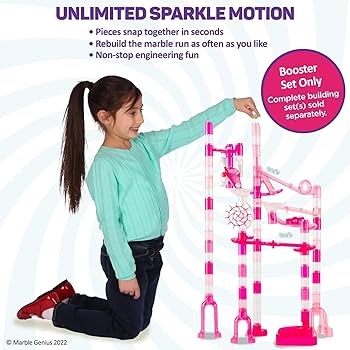Amazon.com: Marble Genius Marble Run Booster Set - 30 Pieces