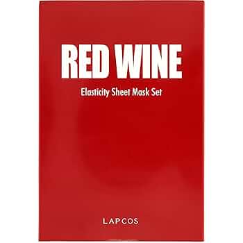 Amazon | LAPCOS(ラップコス) RED WINE Elasticity Sheet Mask