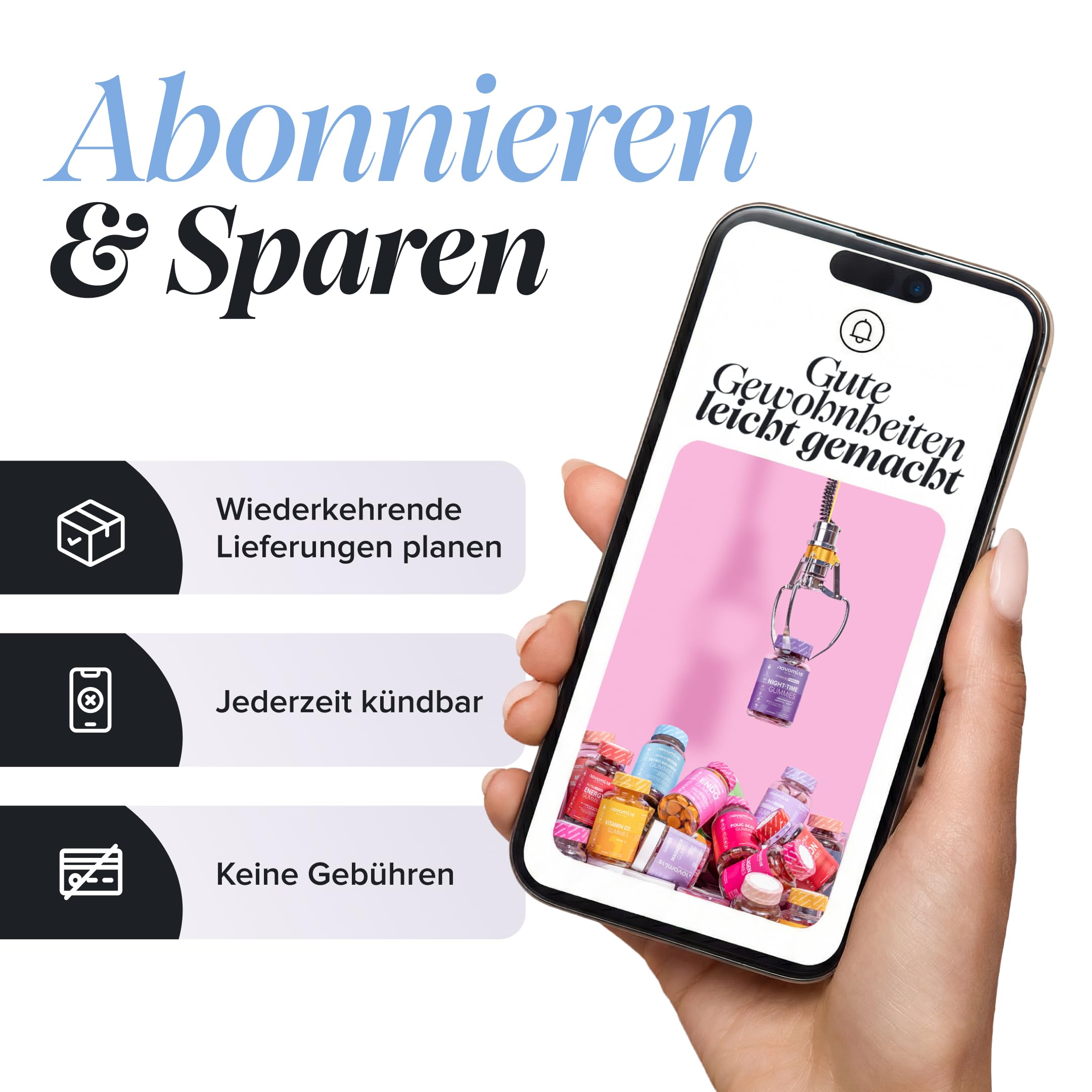 Probiotika für Kinder | Darmbakterien | 30 Gummibärchen | Novomins – Ansicht 13