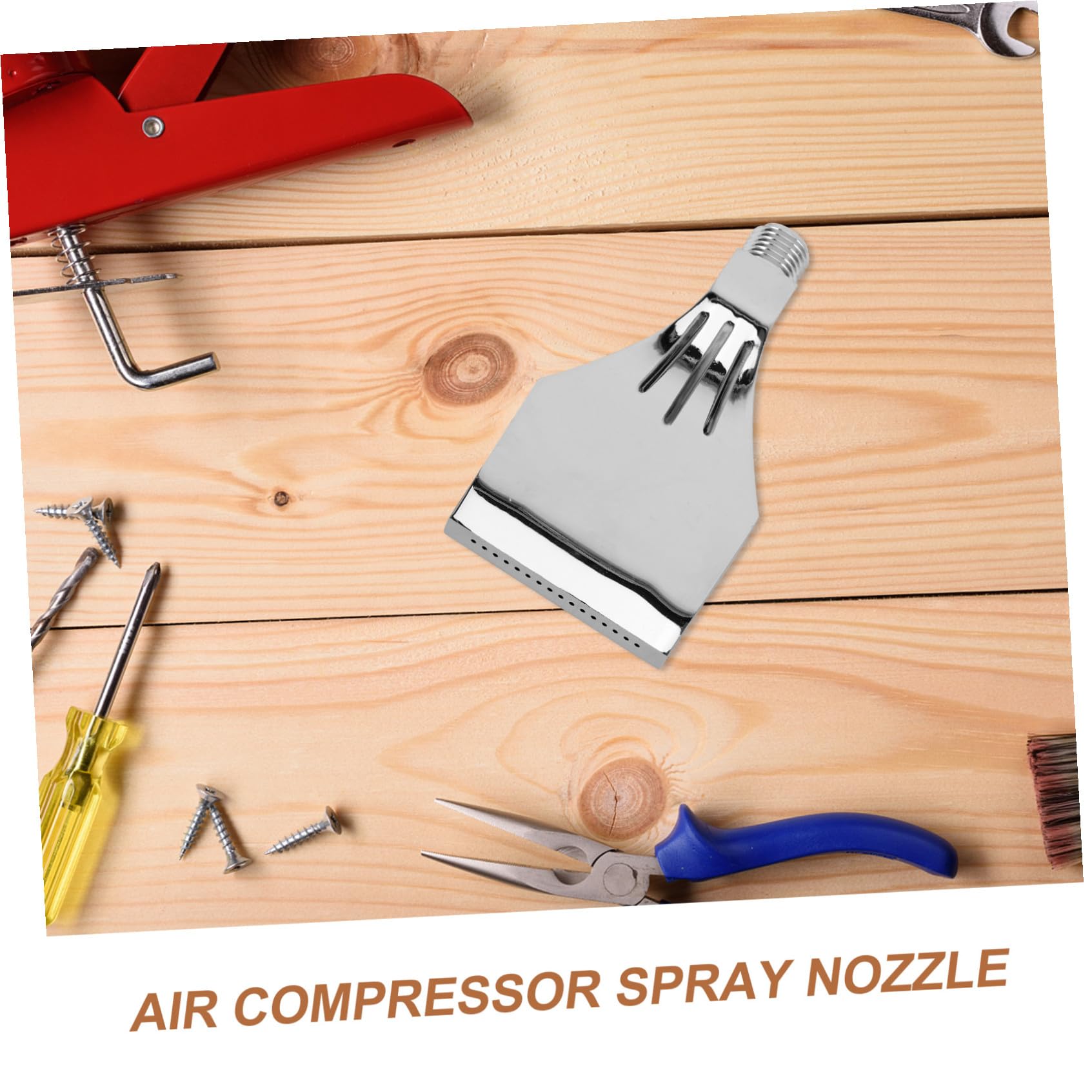 VANZACK 4 Pezzi Ugello del ventilatore in lega di alluminio ugello del soffiatore del compressore d'aria compressore aria accessorio asciugatrice orifizio dell'aria piatto
