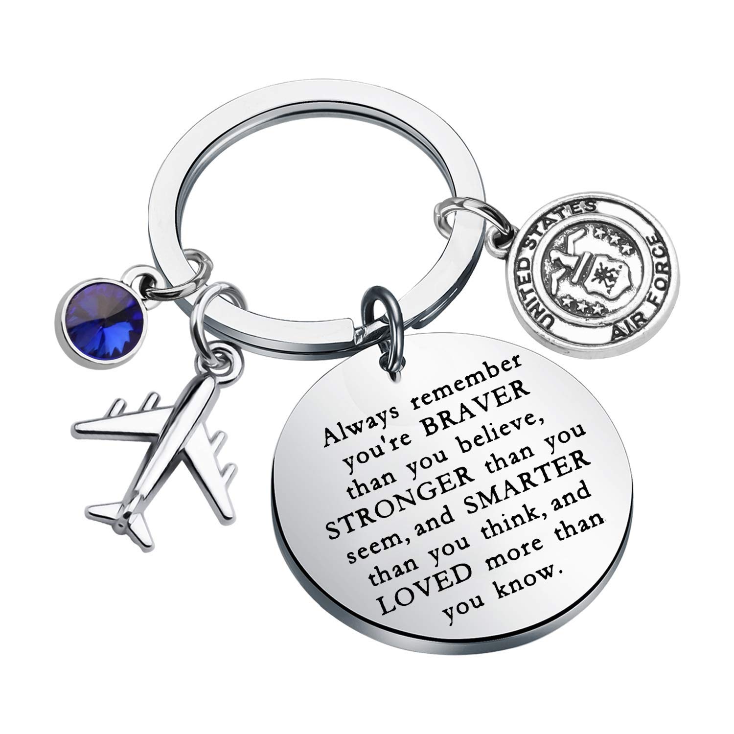 KUIYAIUSAF Military Air Force Husband Boyfriend Key Gift