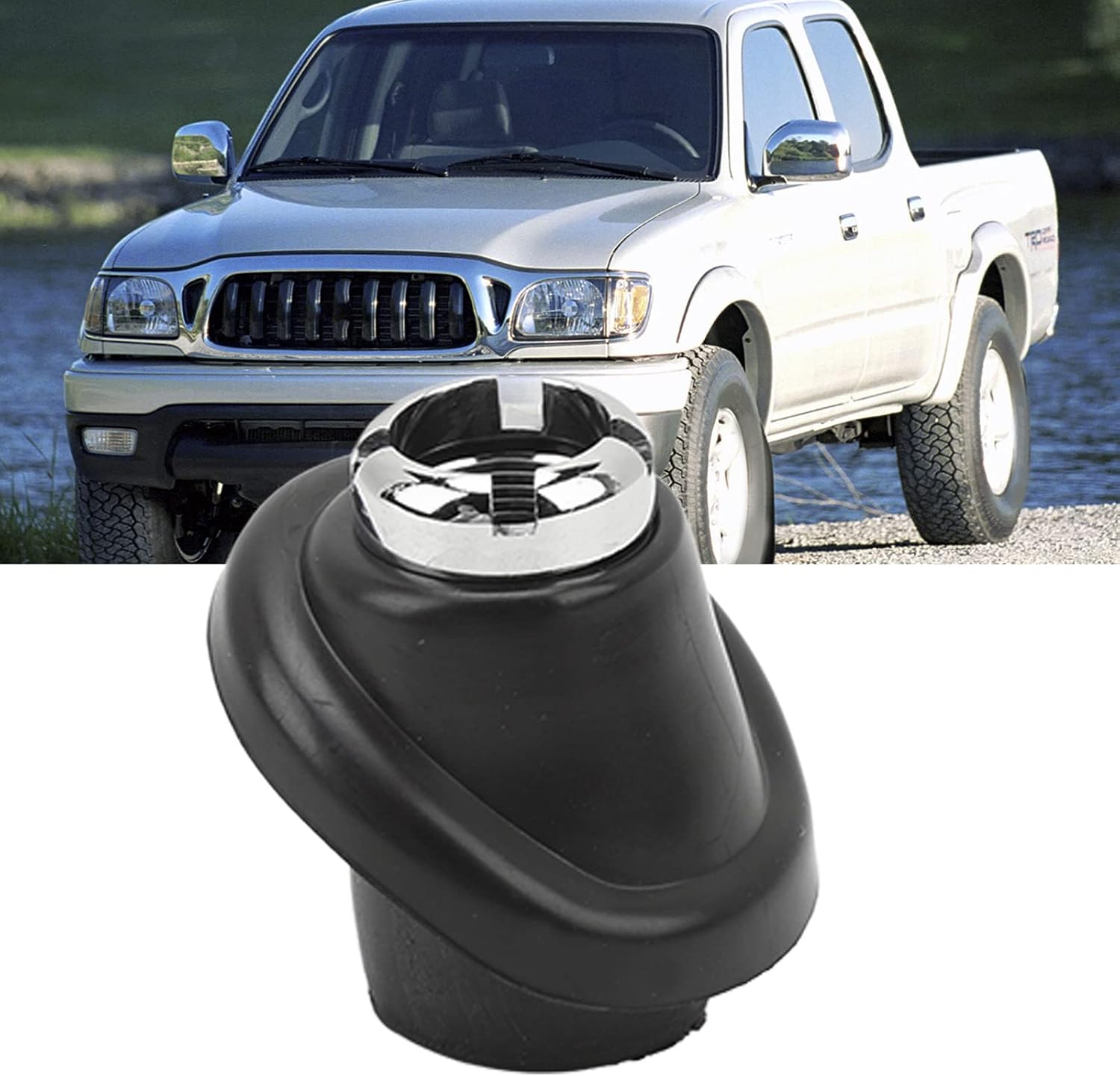 KIMISS Antenna Nut Top Manual Antenna Nut Top Rubber Heat 86396‑04010 Replacement for 1995‑2004