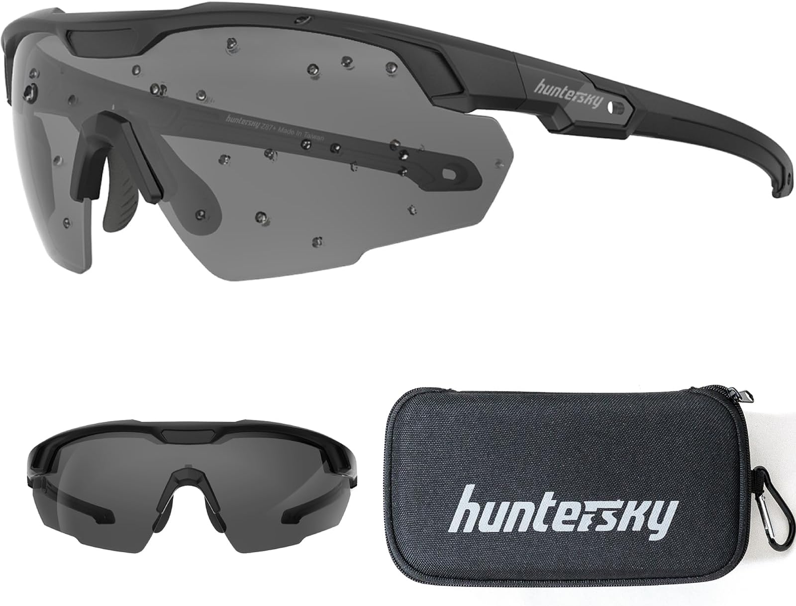 [HTS HUNTERSKY]独自の世界を見出そう HTS ハンタースキー アンチフォグ射撃セーフティーメガネ 男性用、軍用グレードの射程ハンティング エアガンライディング用