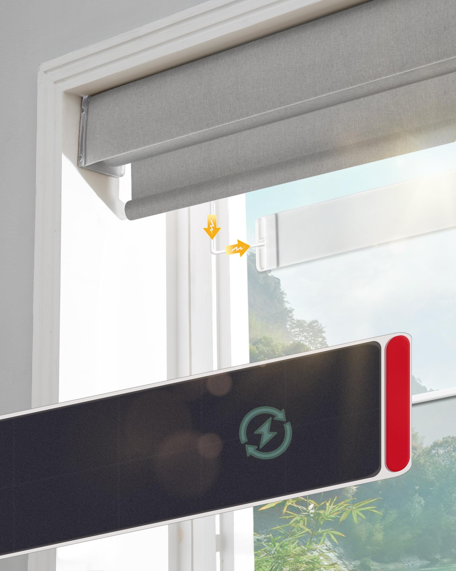 Yoolax Motorized Roller Blinds Accessories (Solar Panel)