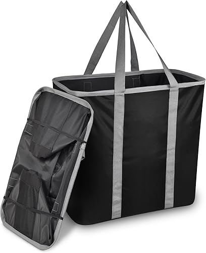 YOHOM Cesta de lavandería plegable de 80 litros, cesta de ropa grande con asas largas, cesta de almacenamiento multiusos para ropa, juguetes, mantas