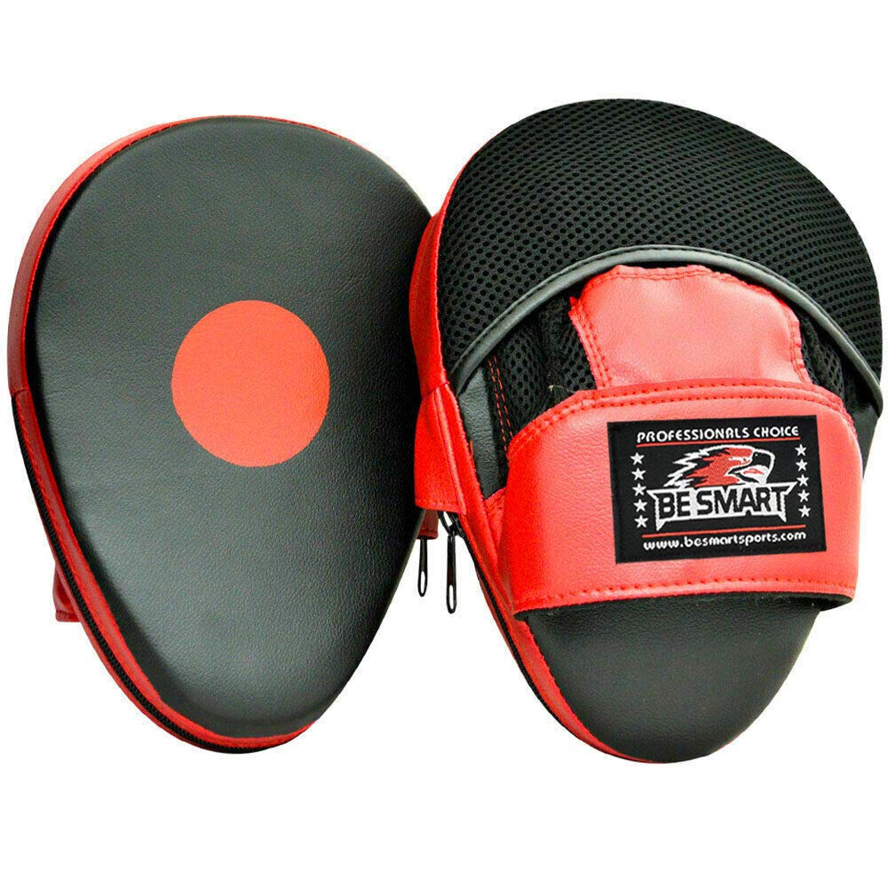 BeSmart Focus Punching Mitts Training Hand Pads for Kickboxing Muay Thai MMA Boxing Mitts Training Focus Punch Mitts Bags Hand Target Pads for Kids, Men & Women