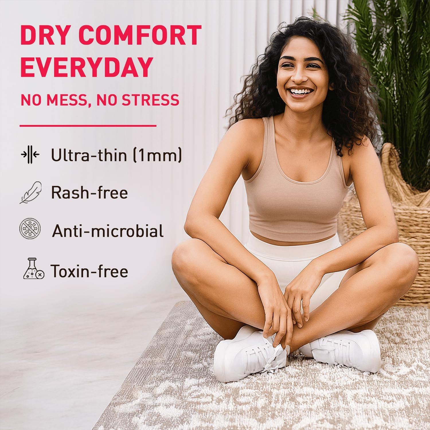 Sirona Dry Comfort Daily Use Panty Liners for Women - Large, 60 Liners (Pack of 2) | Soft Cottony Panty Liner Pads for Women with 8 hours Protection 1