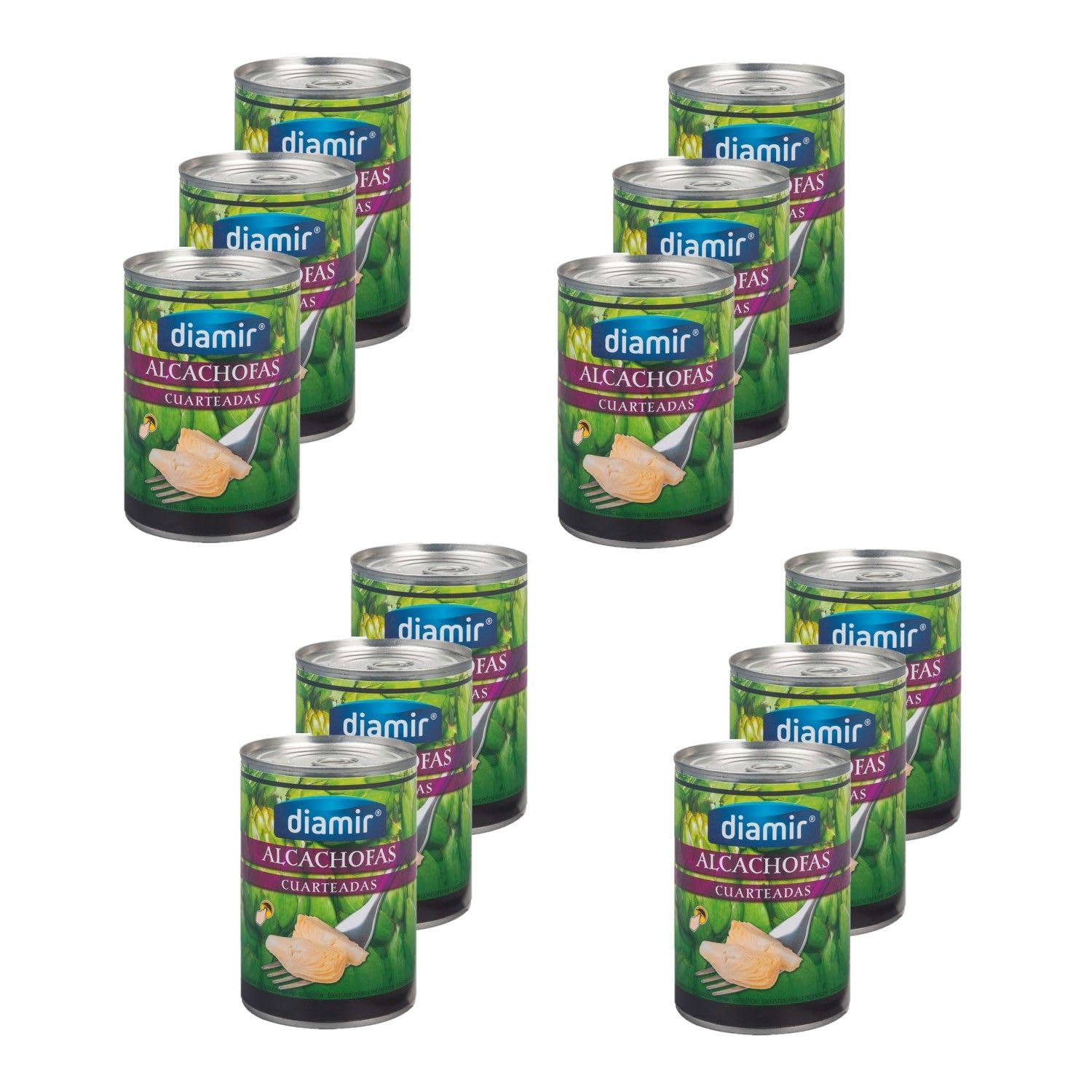 Lot 12x Artichaut quartier - Boîte 390g
