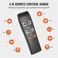 Vista 4 de VEVOR Báscula digital para grúa, 6600 lbs/3000 kg, báscula industrial resistente para colgar con control remoto, carcasa de aluminio fundido
