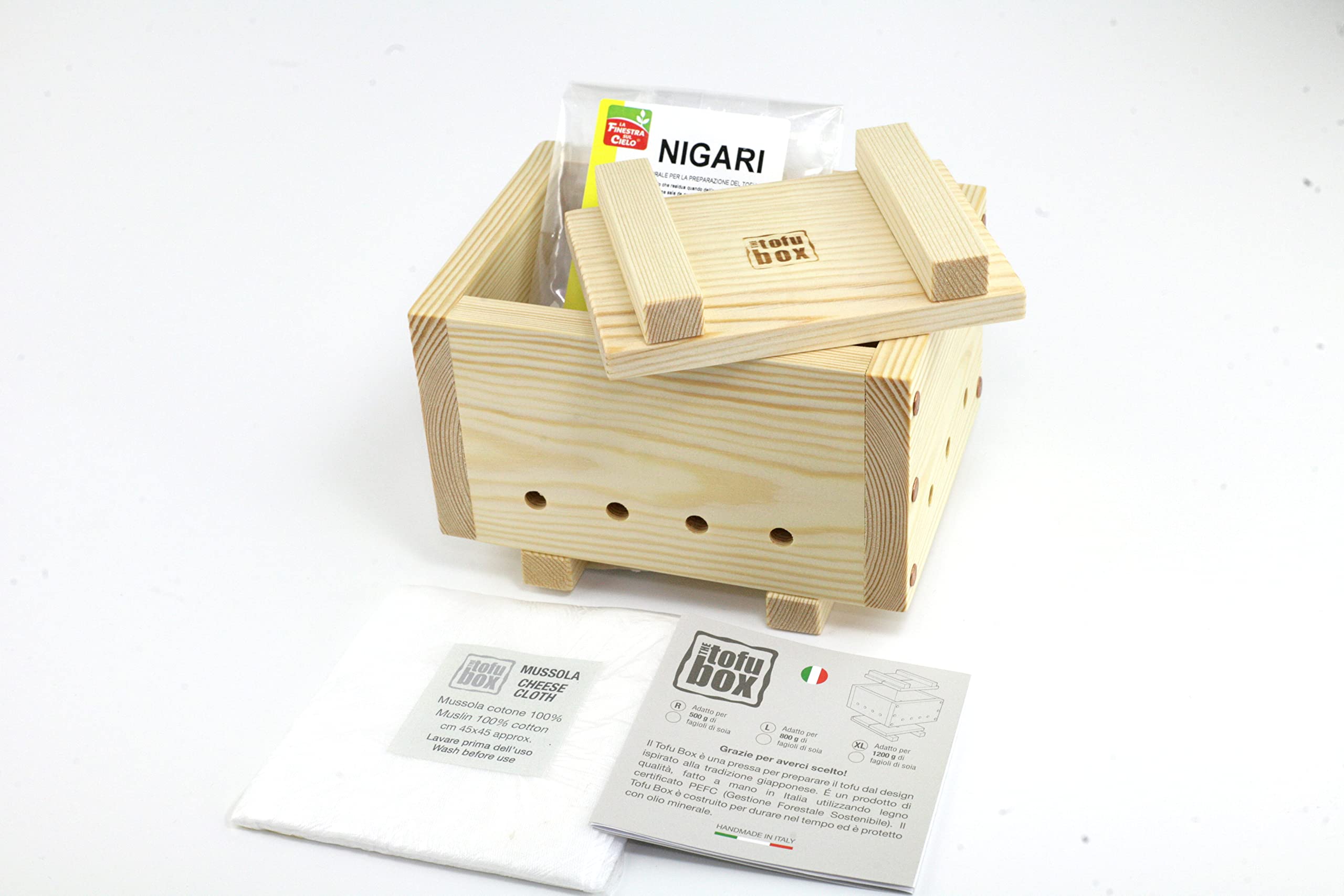 Tofu Maker Kit Regular (500 g) Hand Made in Italy (Regular)