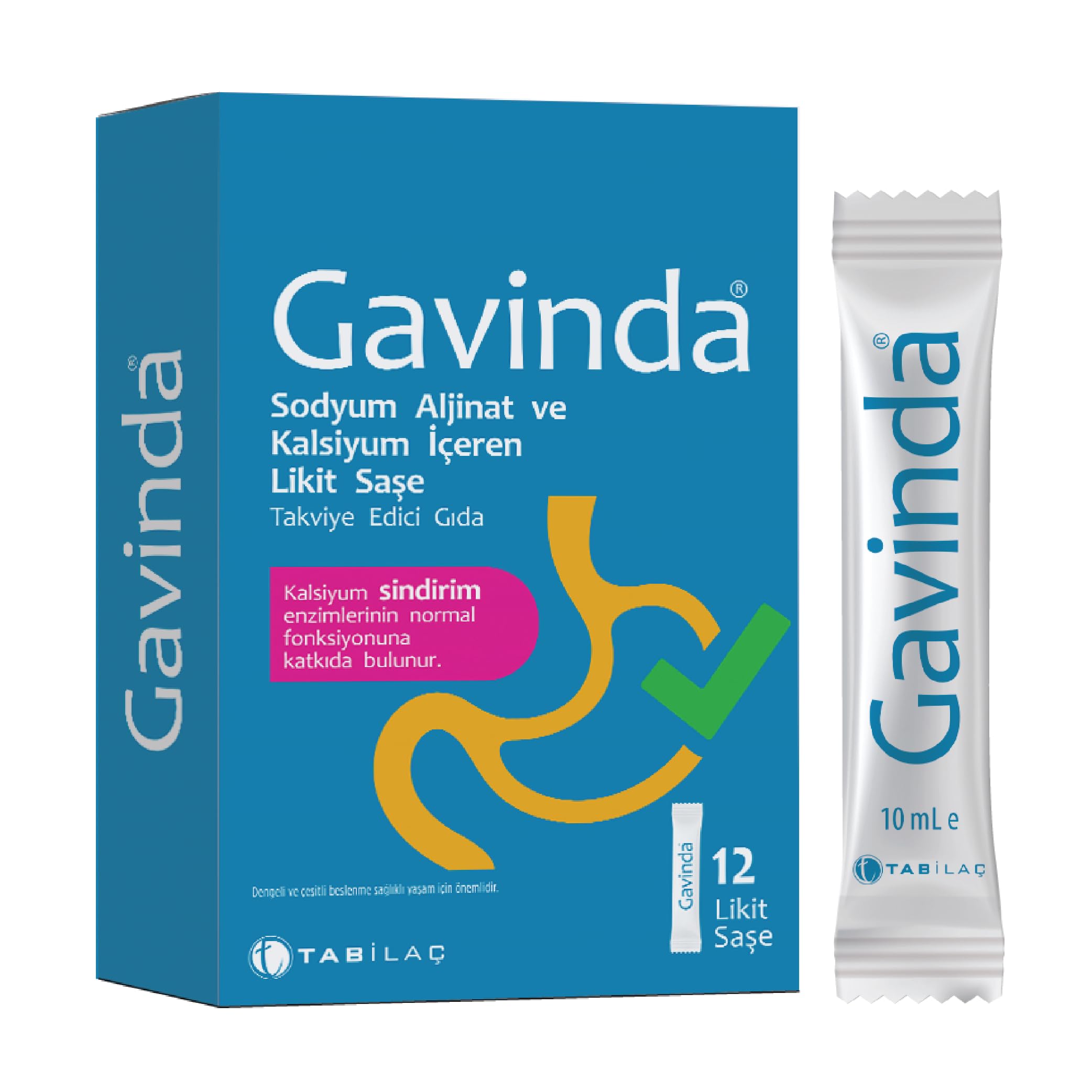 Tab İlaç Gavinda 12 Likit Saşe