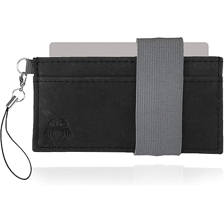 Crabby Gear - Front Pocket Wallet - Minimalist Wallet - Leather